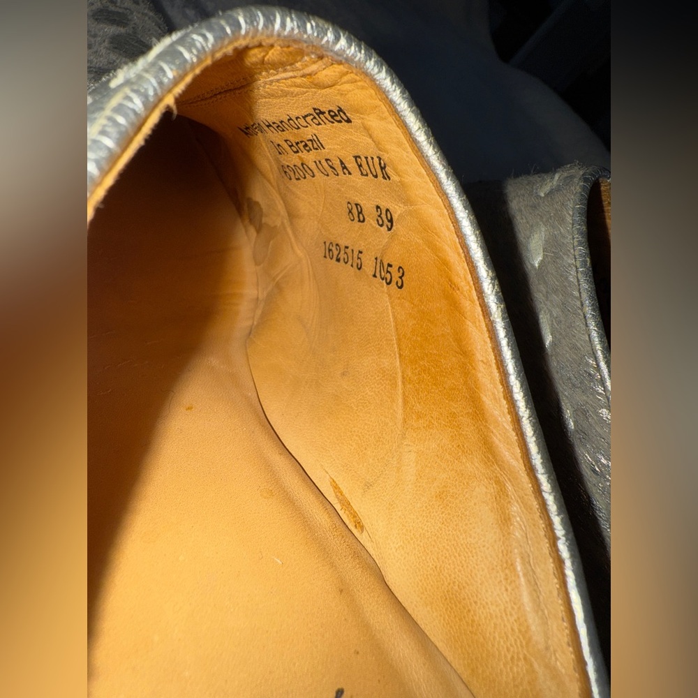 Lucchese Charlie 1 Horse Cowhide Mules - Picture 9 of 10